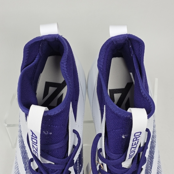 adidas adizero Impact Football Cleats Team Purple White IF2480 Men’s Size 16 New - Picture 9 of 12